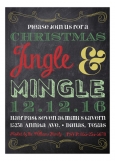 Chalkboard Christmas Invitation